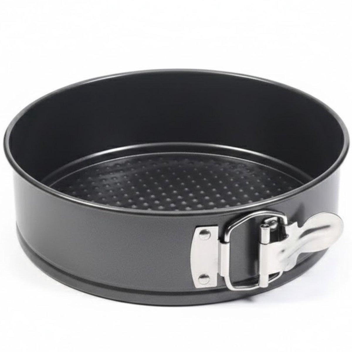 Cheqo® Springvorm - Springvorm Bakvorm - Springvorm Taartvorm - Ronde Springvorm - Ronde Taartvorm - Taartvorm - Bakvorm Rond - Bakblik Rond - Cakevorm - Quichevorm - Springvorm Anti Aanbak - Zwarte Springvorm – foto 7