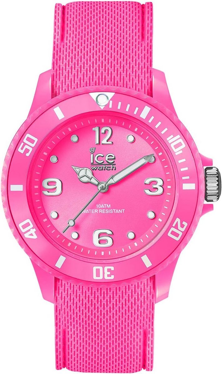 Neonroze Dameshorloge met Siliconen Band