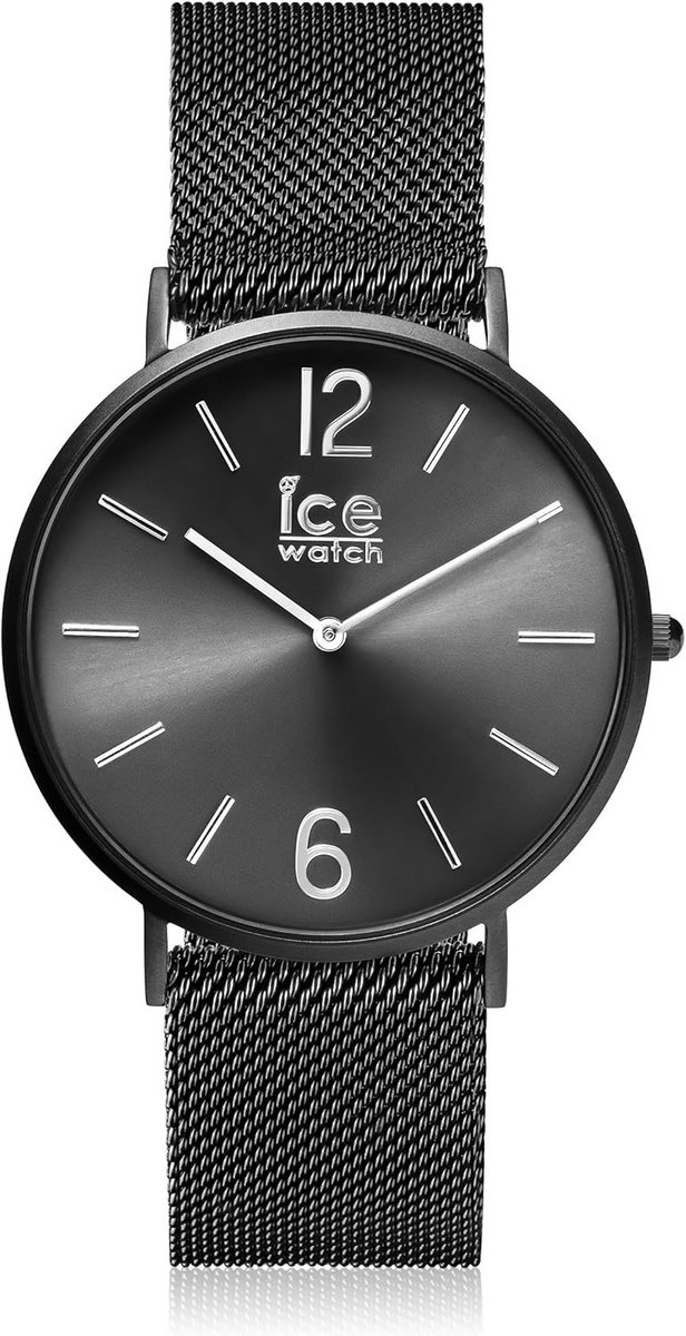 Herenhorloge Zwart Roestvrij Staal Analoog Quartz Band