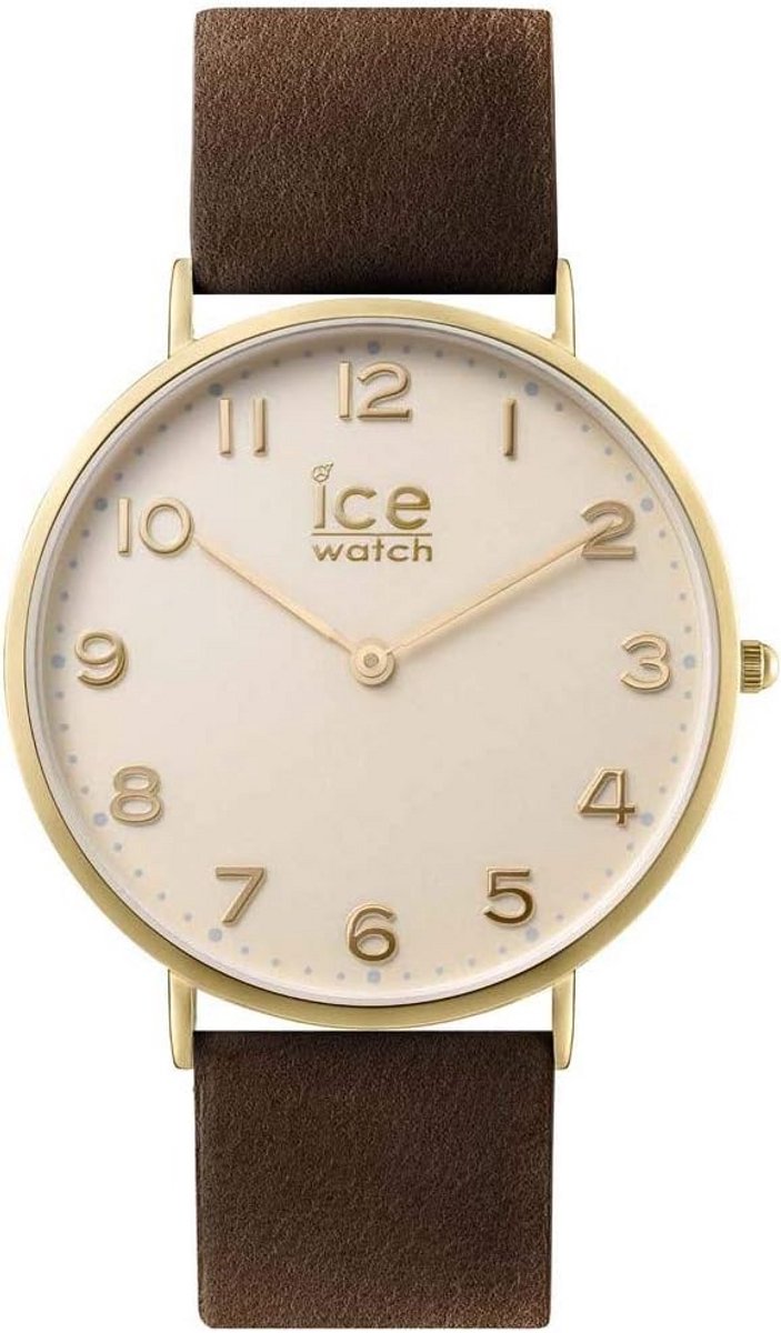 Herenhorloge met Luxe Chocoladebruine Leren Band