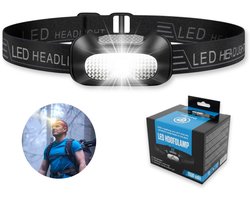 Hoofdlamp Led Oplaadbaar - 5 Lichtstanden met Wit en Rood Licht - Waterdicht en Verstelbaar - Voor Hardlopen en Klussen