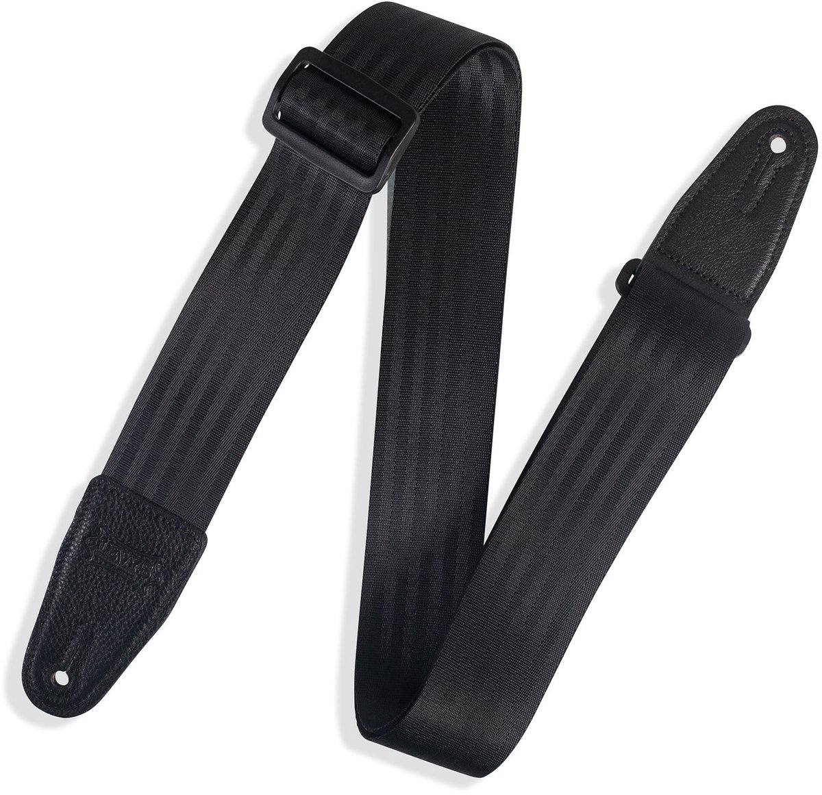 Levys Leathers M8SB-BLK autogordel gitaarband - zwart