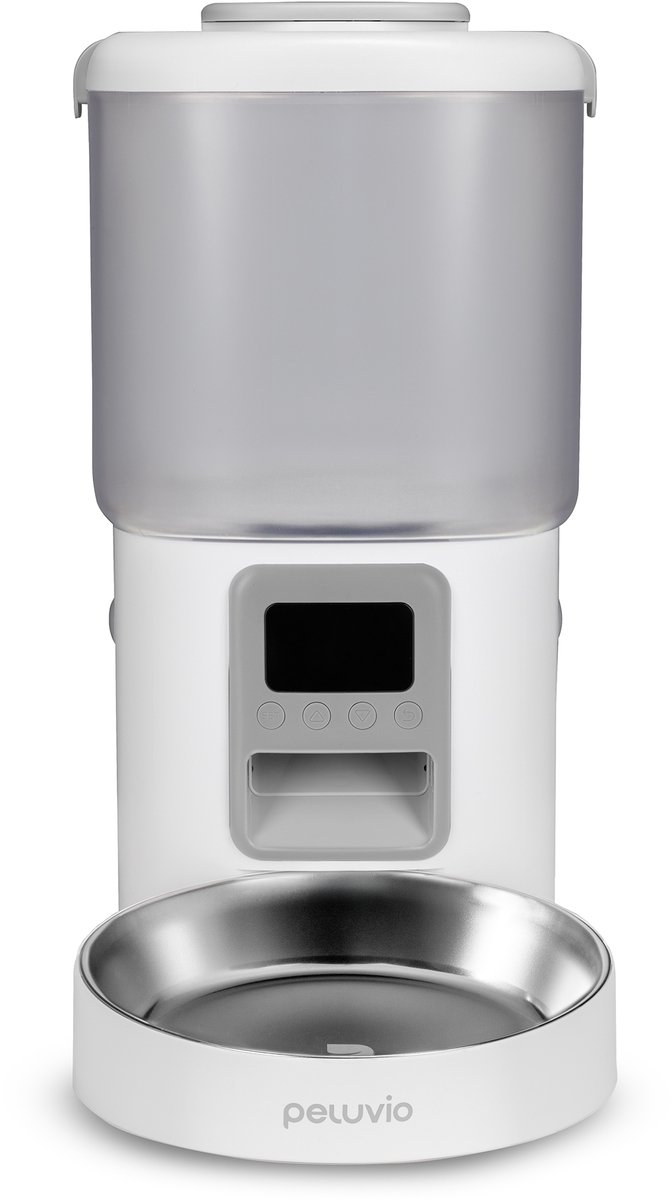 Peluvio Crispy Automatische Voerbak Kat 4,5L met Timer - afbeelding 2