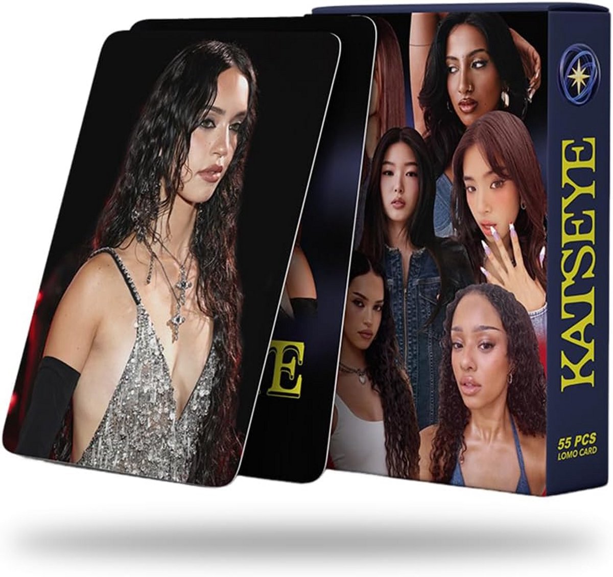 Katseye Fotokaarten Set - Merchandise Kaarten Album - Fan Collectie - 55 Verschillende Ontwerpen - A formaat - Kleurrijk — cadeau in Games, Films & Muziek - foto 7