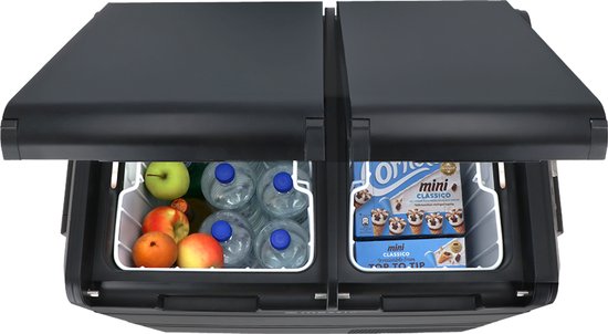 Mestic MCCM-55 AC/DC Dual Zone Compressor Koelbox - Koelen en vriezen van -20 °C tot +20 °C - Digitaal display met USB Type-C-poort - App-bediening via Bluetooth of WiFi van Mestic — afbeelding 5