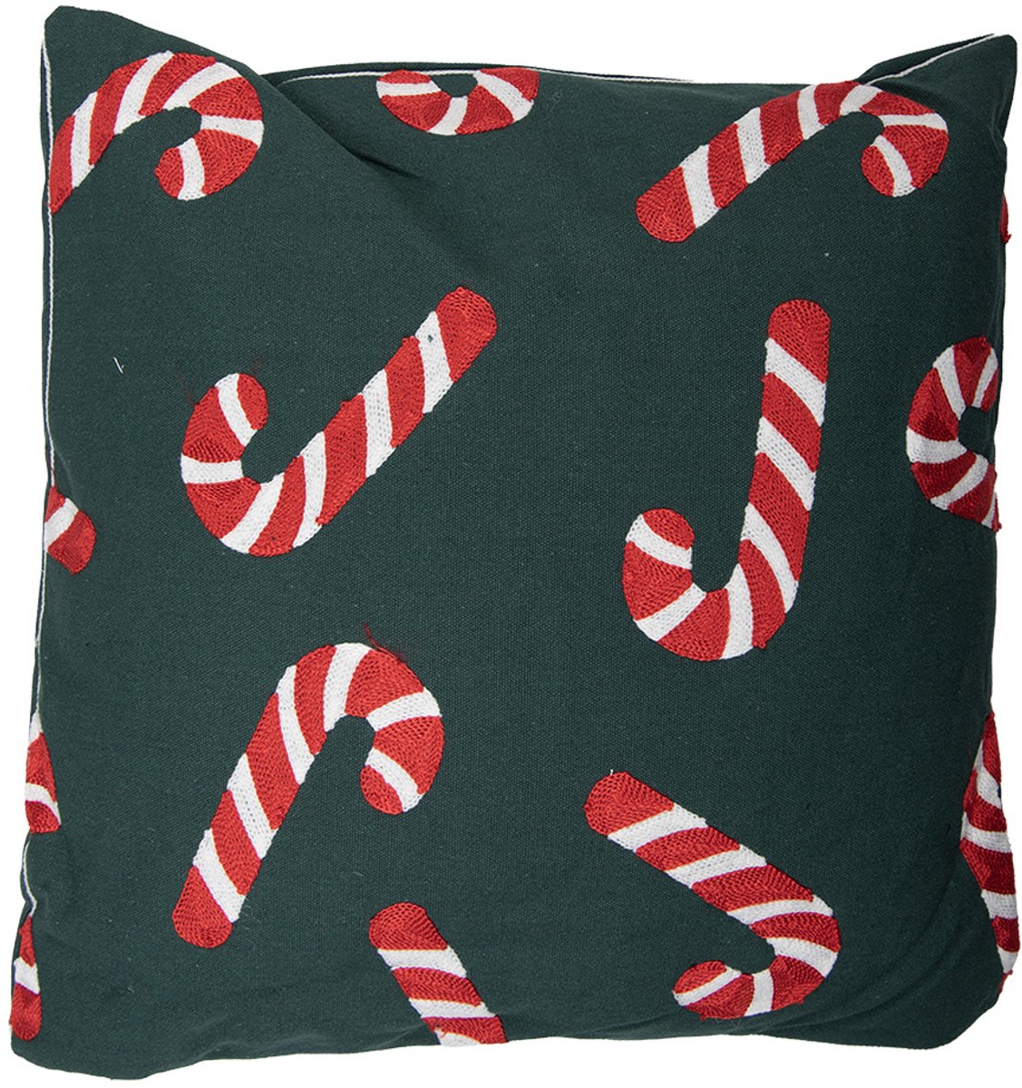 Clayre & Eef Sierkussen 45x45 cm Groen Synthetisch