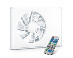 Badkamer ventilator iFAN met afstandsbediening 100 - 125 mm
