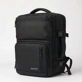 ByMetz 40x30x20 Handbagage Rugzak - Waterdicht - Laptopvak 15,6 - Zwart