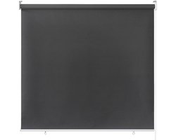 Verduisterend Rolgordijn 140x140cm Buiten Zonder Boren Met Reflecterende Thermofunctie UV-Beschermend Springrolluik Voor Raam Deur Tuin Antr