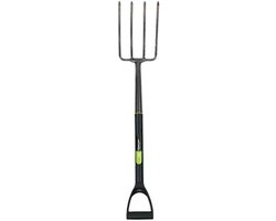 Quvo® Woelvork - Tuinwoeler - Spitvork - Grondwoeler - Tuinklauw - Bodembewerking - Groen/Zwart - ‎19 cm x 9 cm x 100 cm van Merkloos	 — afbeelding 2