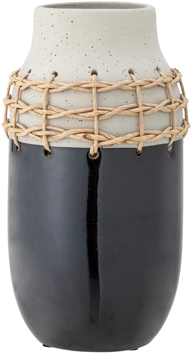 Vaas keramiek zwart Janie 32cm