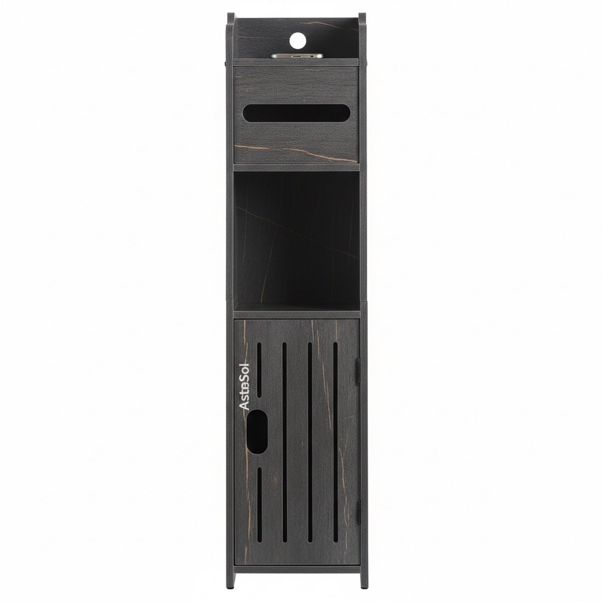 Badkamerkast - Badkamermeubel - Verstelbare planken - 16,7D x 16,7B x 81H cm