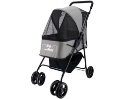 Petique Hondenbuggy Rollin Grijs