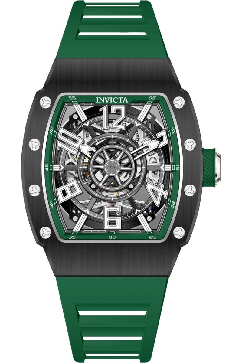Invicta S1 Rally 69515 Heren Horloge - Waterdicht - Analoog - Automatisch Uurwerk - Carbon Fiber met zwarte Wijzerplaat - 43mm