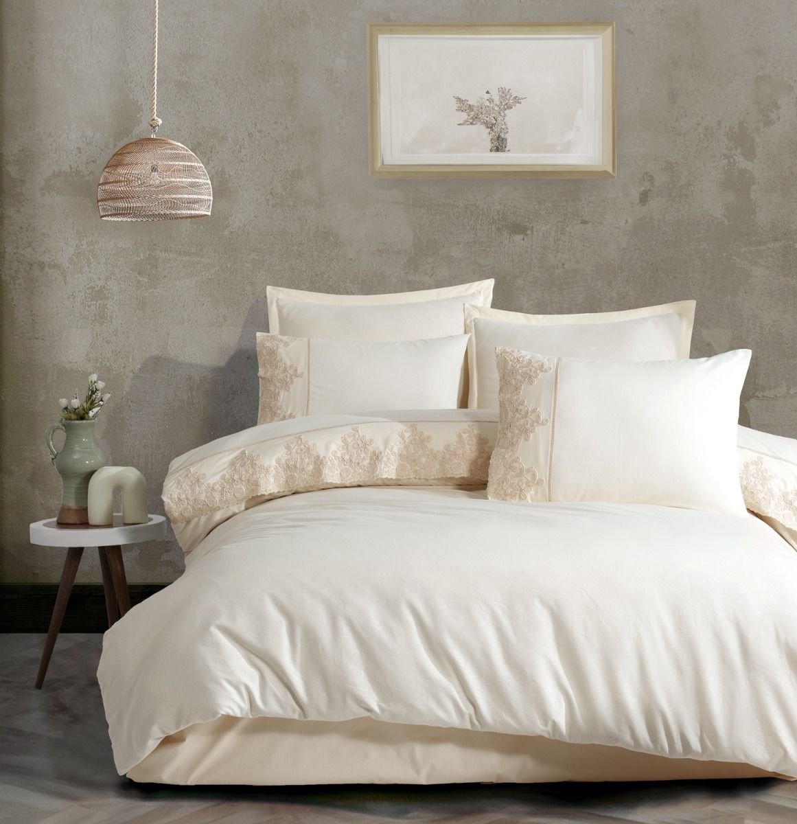 Lavella Nisa Dekbedovertrekset - 6-delig - Katoen - 200x220 cm