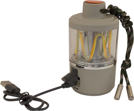 Eurotrail Campinglamp String - Oplaadbaar - Multifunctioneel - Ivory - Compact en Lichtgewicht - Powerbankfunctie — afbeelding 4