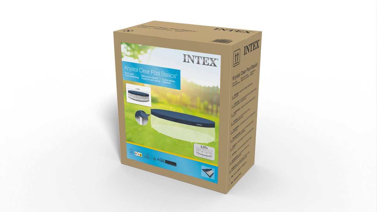 Intex Deluxe afdekzeil - Rond frame - 457 cm