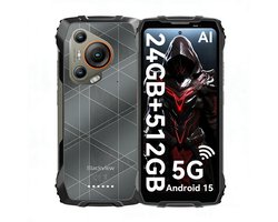 Blackview BL7000 - AI Robuuste Smartphone - 5G - 24GB RAM - 512GB ROM - 6.78 inch 120Hz - Robuuste Telefoon - IP68 Waterdicht - Nachtzicht - Android 15 - NFC - GPS - Oranje