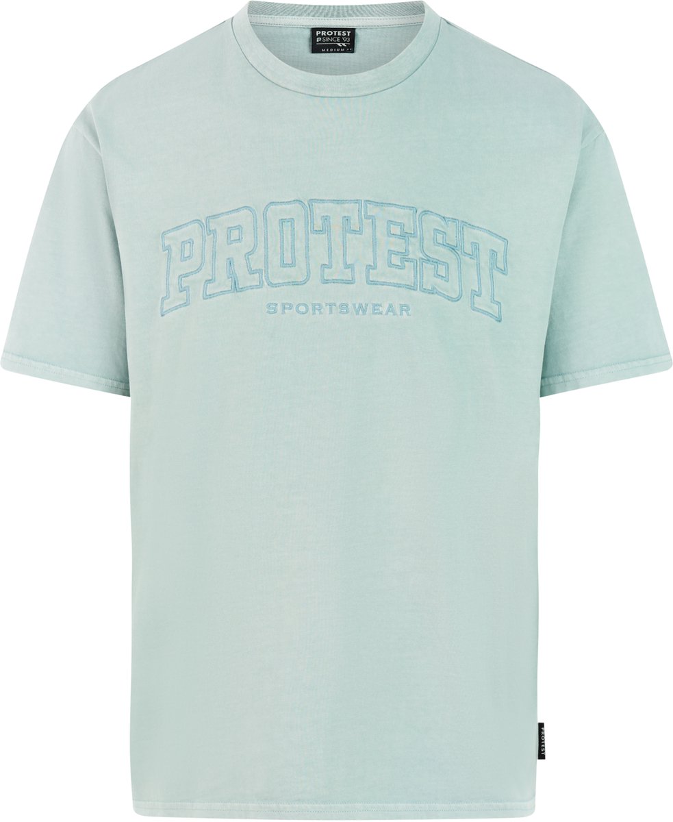 Protest PRTDoyle T-shirt Heren Korte mouwen Ronde hals Loose fit Blauw
