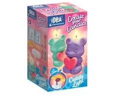 Clementoni Create Your Candles Love Bear - Kit de loisirs créatifs pour la fabrication de bougies - Bricolage de bougies pour enfants - Kit de bricolage pour filles et garçons à partir de 8 ans