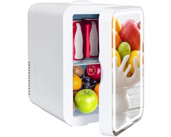 Core® Skincare Fridge - Mini Koelkast 8 Liter – Met Spiegel en Verlichting - Mini Fridge - Gearrangeerd- 14x 11x 10cm; 620 g