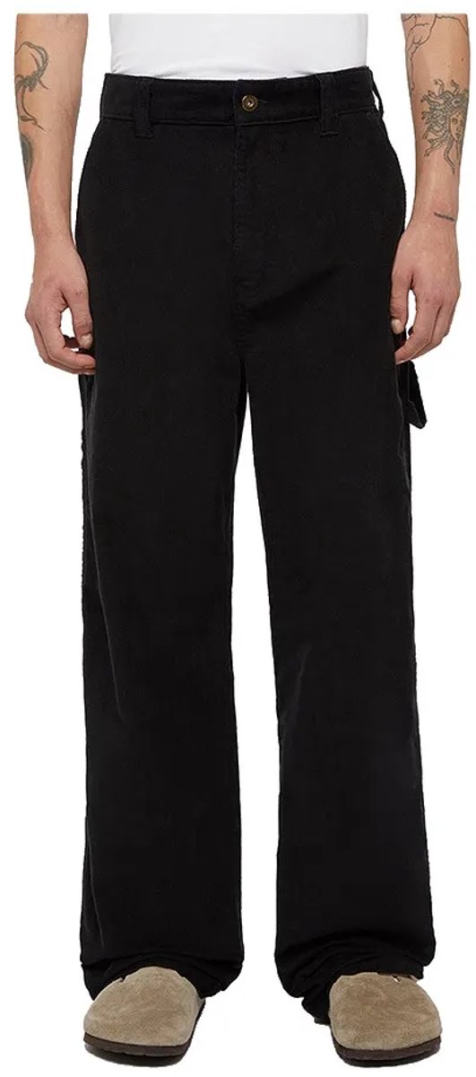 Dickies Corduroy Carpenter Broek 34 32 Man Zwart