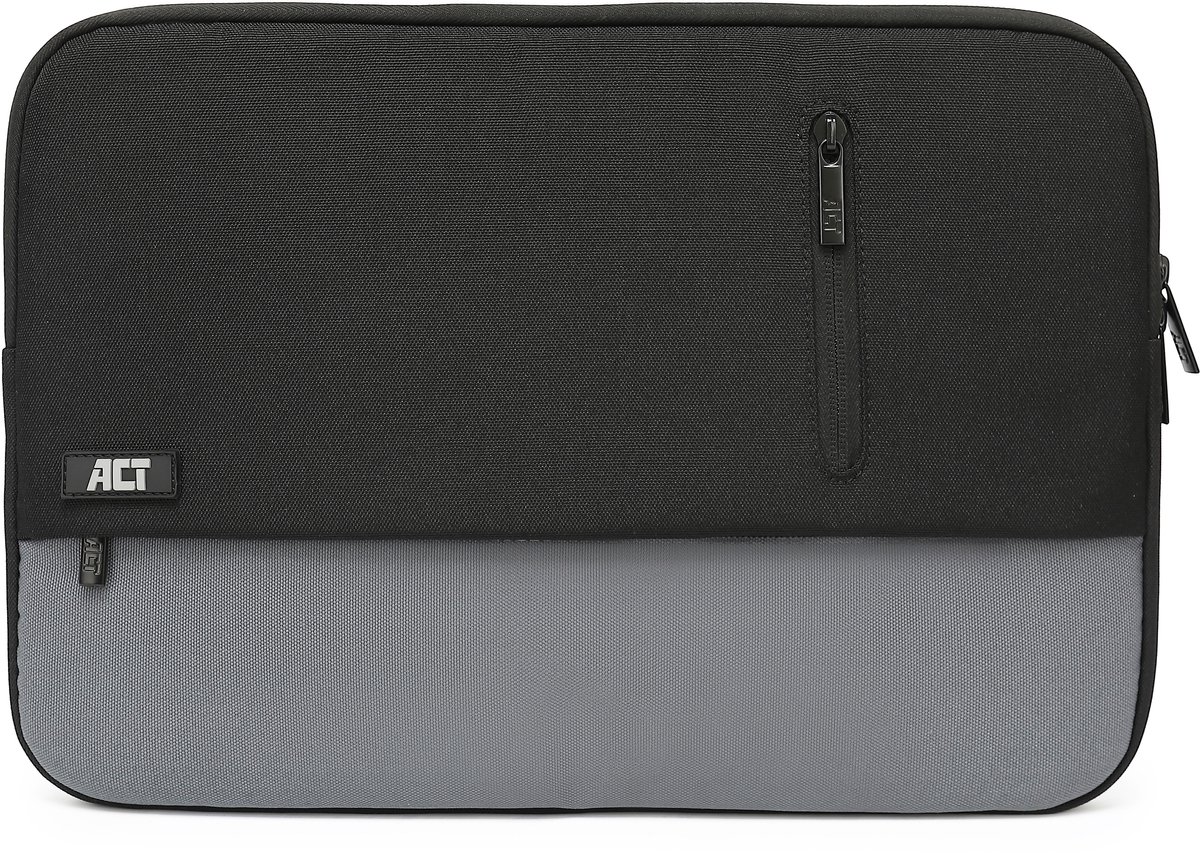 ACT Urban laptop sleeve voor laptops tot 15,6”, gemaakt van gerecyclede plastic flessen AC8545