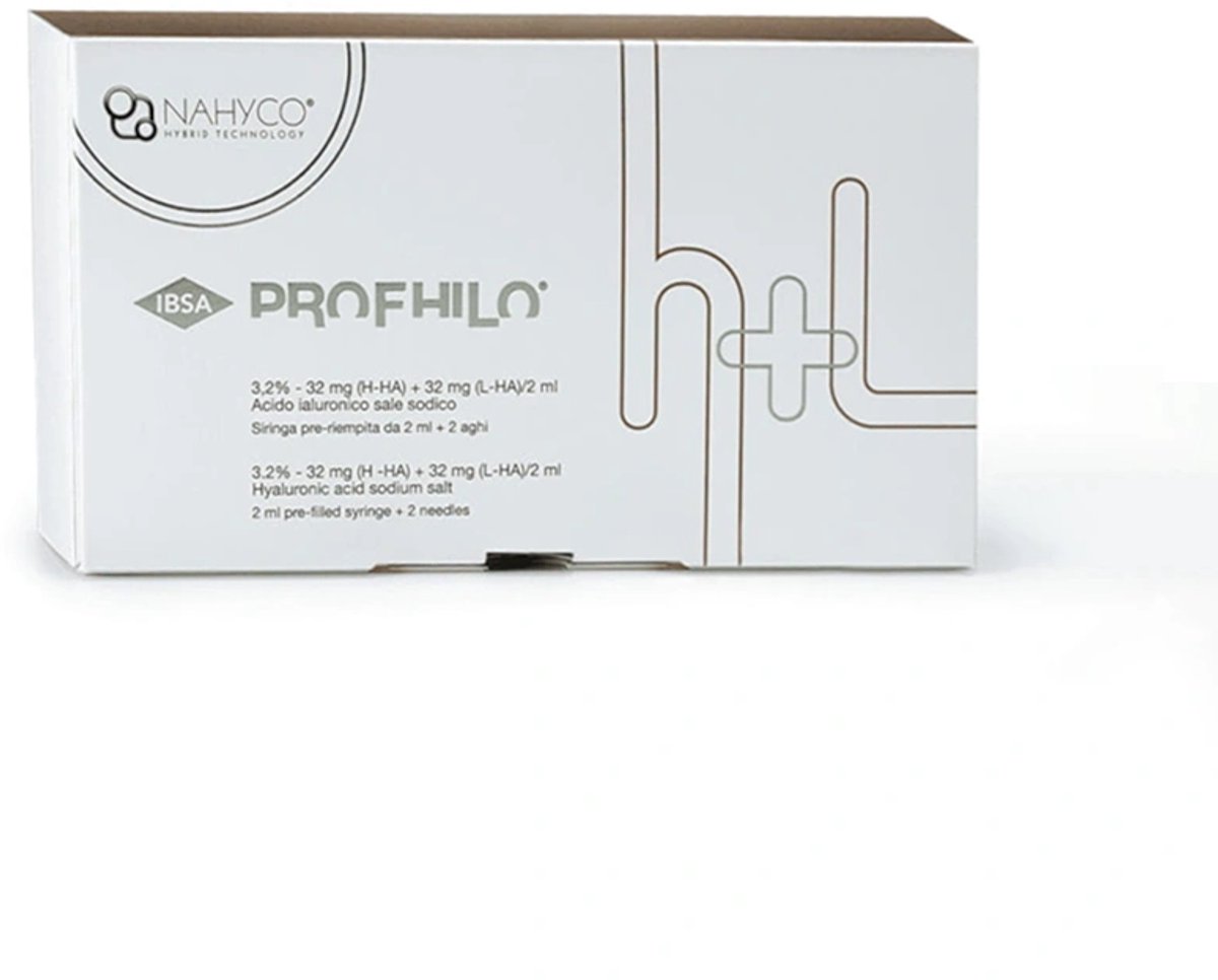 Hyaluron Filler - Profhilo H en L voor gezicht, hals, decolleté en bovenarmen 2 ml