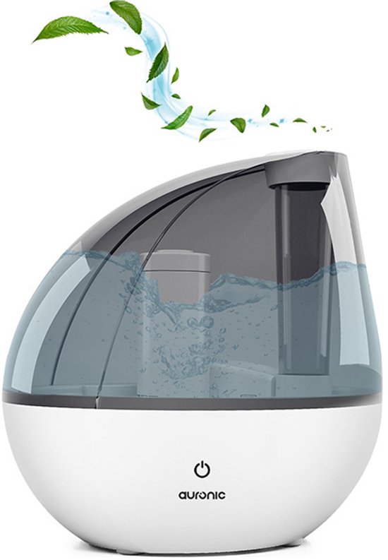 Luchtbevochtiger - Humidifier - Vernevelaar - Aroma Diffuser - voor Optimale Luchtkwaliteit - 1.5 liter - 50 m2 - Geluidsstil - BPA-vrij - inclusief Waterfilter en 2 Pads - Complete Set - Voor Woonkamer, Kantoor, Slaapkamer, Babykamer en Meer