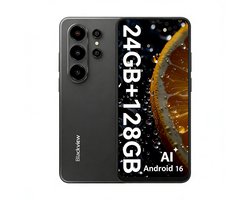 Blackview WAVE 10 Smartphone 4G AI - DUAL SIM - 32 GB RAM - 128 GB ROM - Octa Core - Android 16 - 6,88 inch - 5000mAh - Zwart