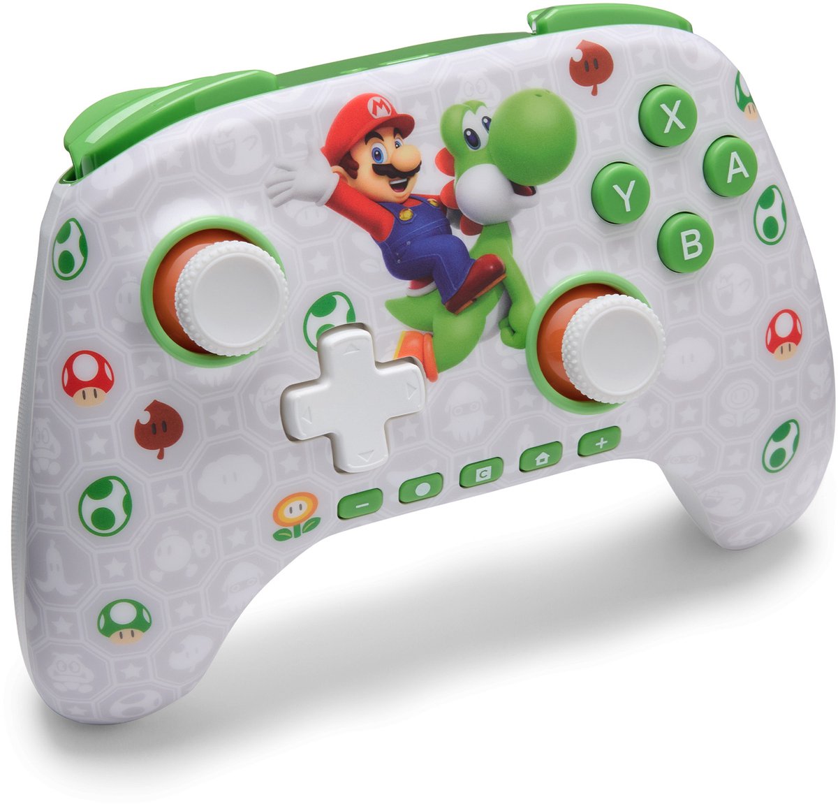 PowerA Draadloze Controller - Nintendo Switch - Mario & Yoshi – foto 2