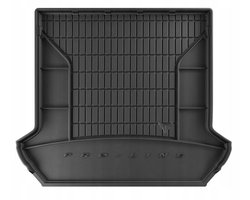 Premium Rubber Kofferbakmat met Organizer Functie – Geschikt voor VOLVO XC90 I 2002-2016 – 3e zitrij ingeklapt – TPE Rubber – Hoge Rand 5 cm – Antislip