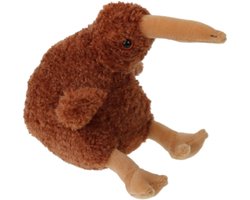 Pluche kiwi vogel knuffel 19 cm