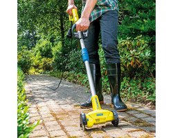 MELVRA Voegenschraper & Onkruidborstel - Elektrische Onkruidverwijderaar - 18V Li-ion - Terras Reinigen - Incl. Staaldraadborstel - Zonder Batterij