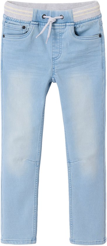 Vertbaudet Pantalon droit en molleton garçons aspect denim
