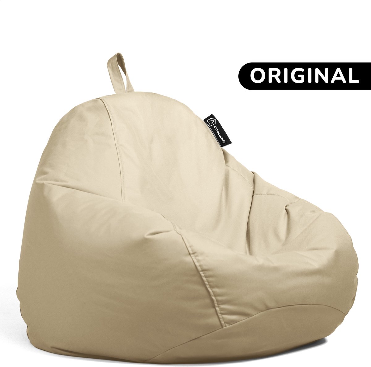Casacomfy Pear Original - Zitzak Kind & Volwassenen - Binnen & Buiten - Waterbestendig - Beige