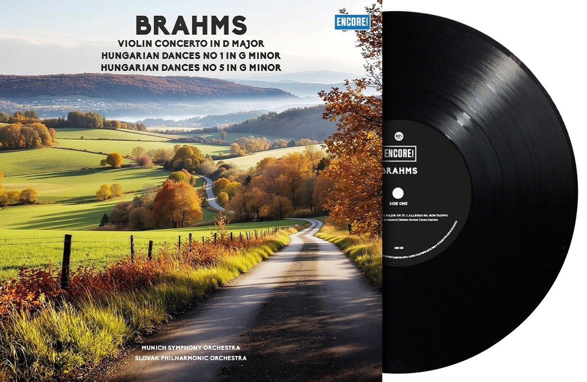 Various Artists - Brahms: Concerto For Violin / Tragic Ouverture / Hungarian Dances (LP)