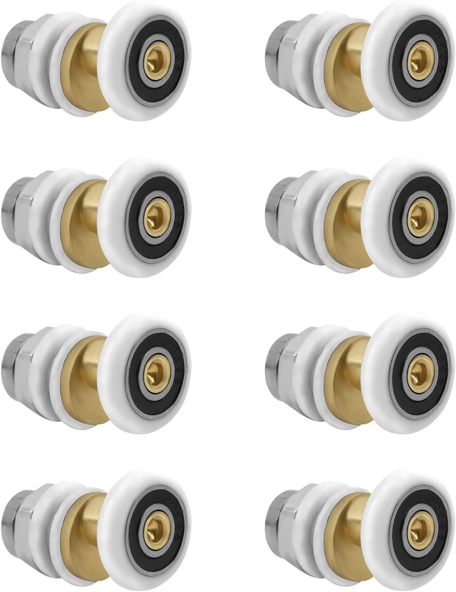 Douche Deur Rollen Schuifwielen Vervanging Badkamer Glazen Deuren Set 8 Stuks
