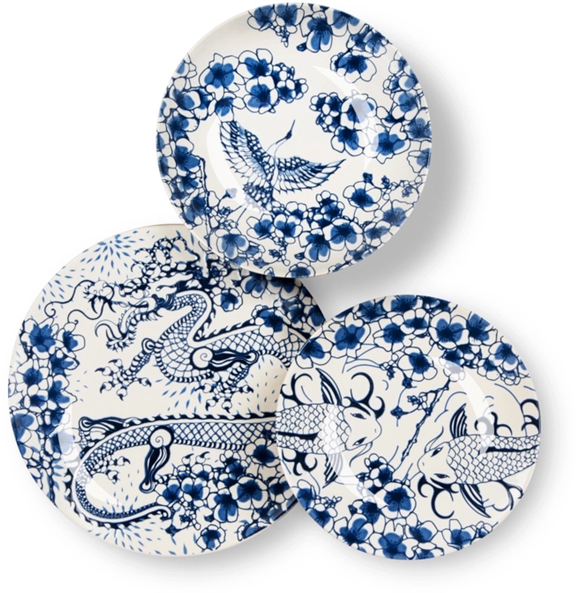 Excelsa Italiaans Design Japans design serviesset 18 delig - Dinerbord Ontbijtbord Kom