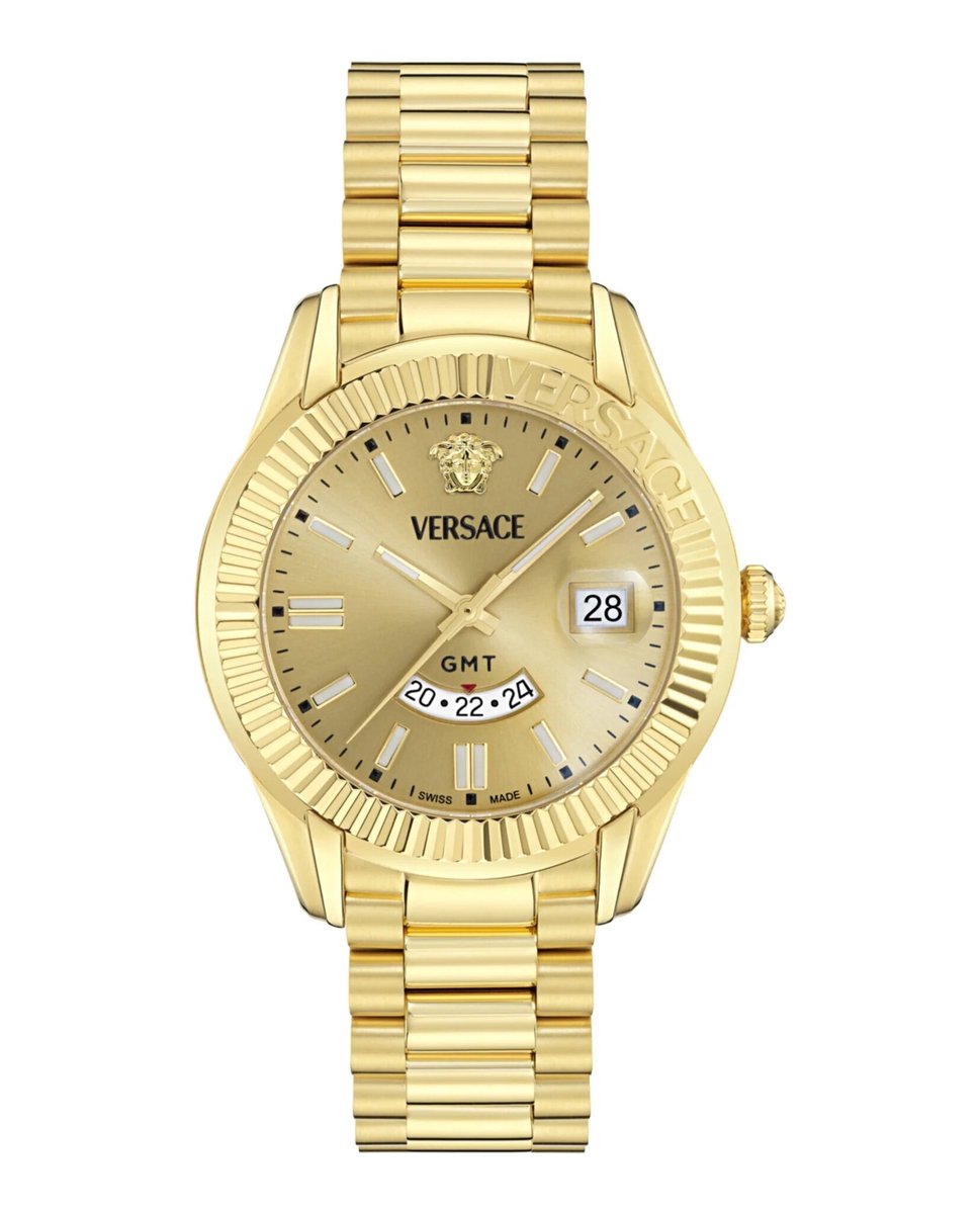 Versace Apodis VE0U00525 Horloge - Staal - Goudkleurig - Ø 41 mm