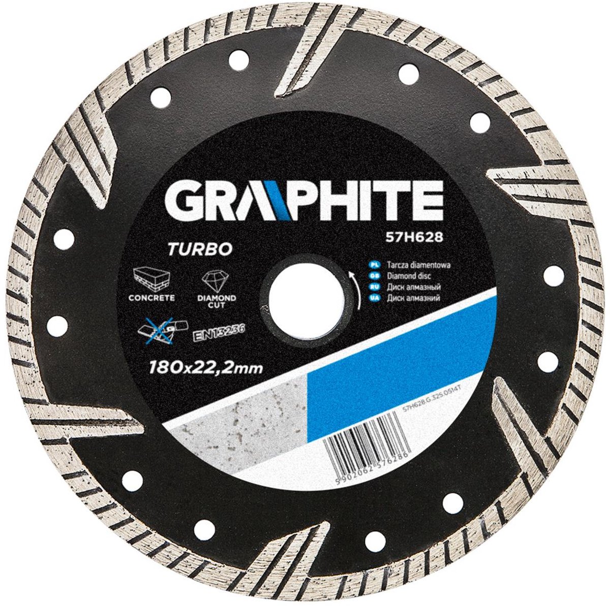 Neo tools diamantslijpschijf 180mm turbo