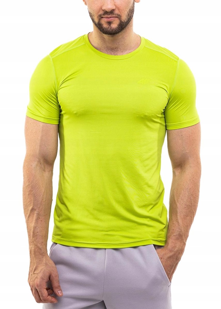 4F Sportshirt Heren - Groen - Polyester