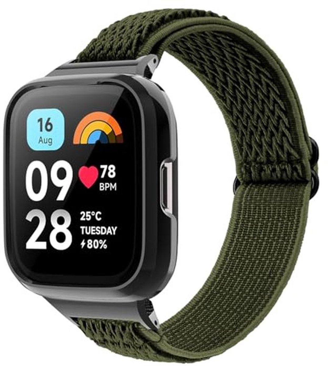Verstelbare Nylon Armband voor Smartwatch - Compatibel met Diverse Modellen