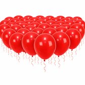 Rode Ballonnen 100 Stuks – 12 Inch Latex – Geschikt voor Helium & Lucht – Feestdecoratie