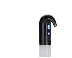 Elektrische karaf, automatische karaf met één druk op de knop, geschikt voor rode en witte wijnen, wijnschenker, wijnschenker, een cadeau voor wijnliefhebbers (zwart).