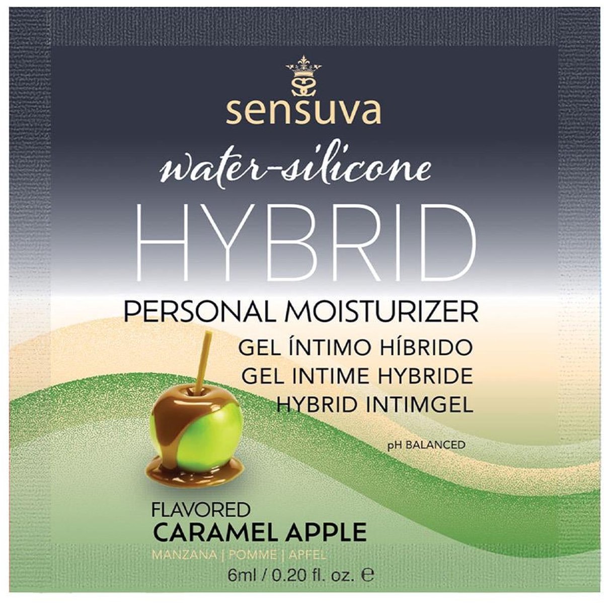 Sensuva Hybrid Personal Moisturizer Caramel Apple 6 Ml