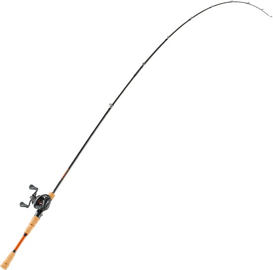 VEVOR Hengel- en Reelset (Baitcasting), 2,13 M Carbonvezel Hengel (Im7), Baarshengelset met 7+1 Kogellagers, 7.0:1 Overbrengingsverhouding en Kurken Handgreep, Linkshandige Visset van Merkloos — afbeelding 2
