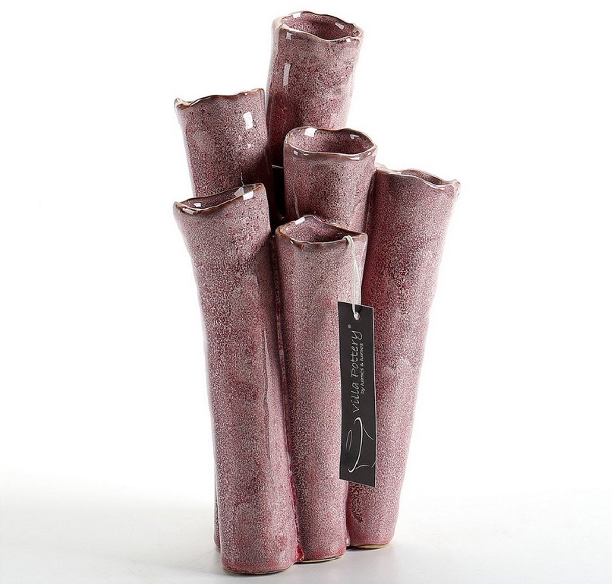 Villa Pottery Vaas - Villa Pottery - Decoratie - Woondecoratie - porselein - waterdicht - Juul 1_3 Pink Roze