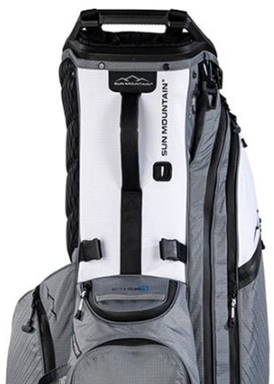 Sun Mountain E4.5 VLO H2NO Waterproof Hybride Standbag - Grijs Wit Zwart - Kleur: Grijs Wit - | | van Merkloos — afbeelding 3