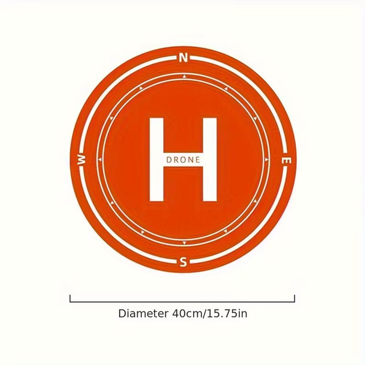 Pasje.pro - Drone Landing Pad - 40cm - Rood